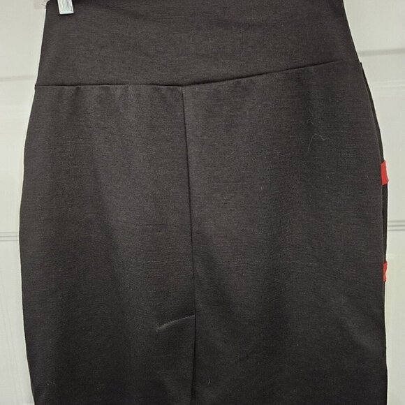 Caren Sport Skirt Black Red Color Block 6" Slit in Back Sz 1X Great Condition - Picture 4 of 8